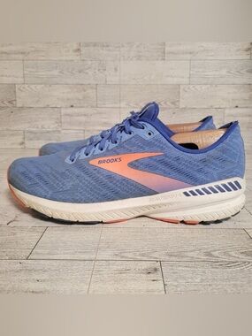 Women’s Brooks Ravenna 11 Blue Orange Athletic Running Sneakers Shoes Size 10
